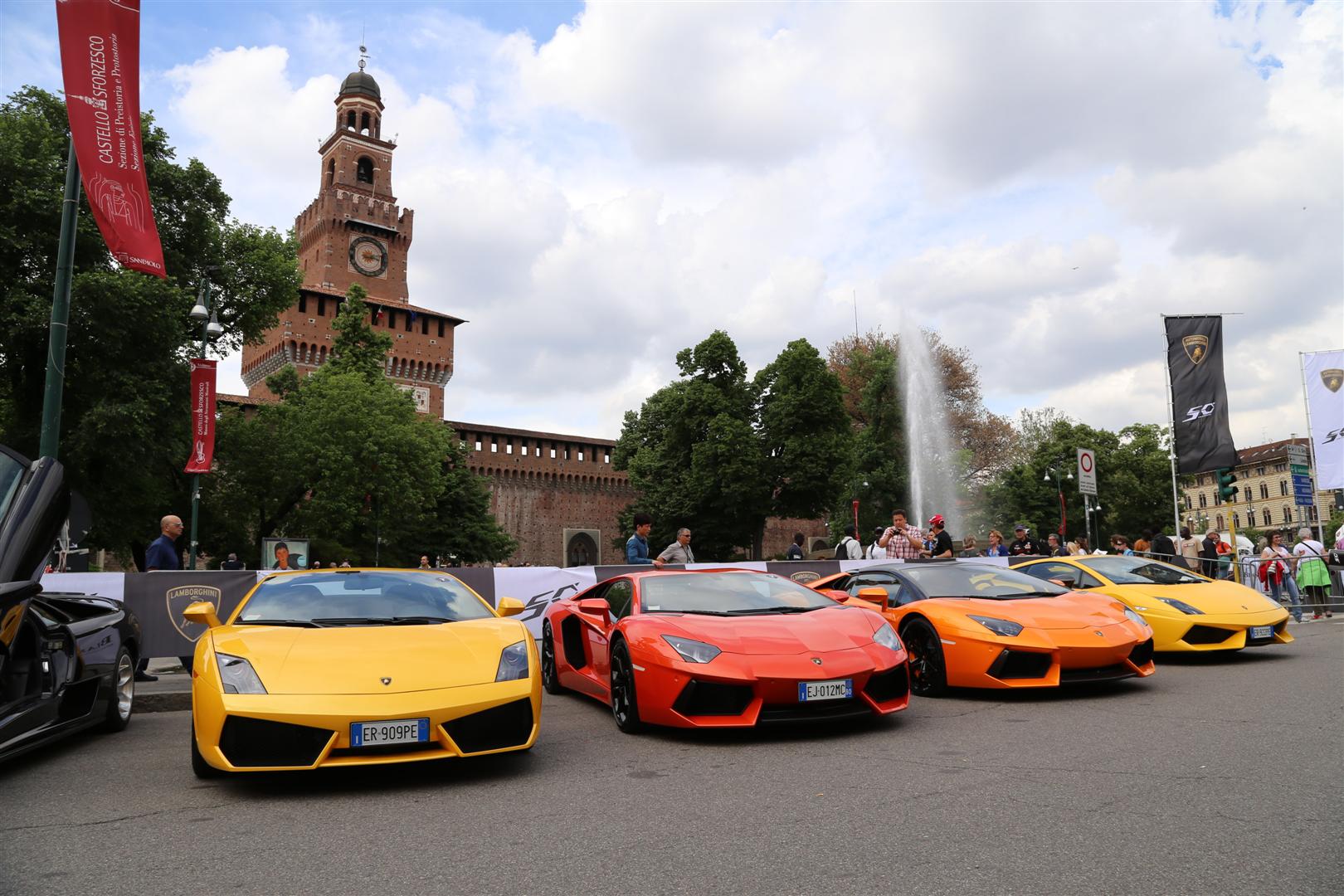 POLO Magazine motoring Lamborghini 50th Anniversary - Grande Giro 45