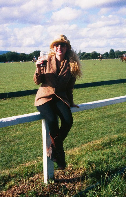 Watching Polo with a Guinness at the All Ireland Polo Club